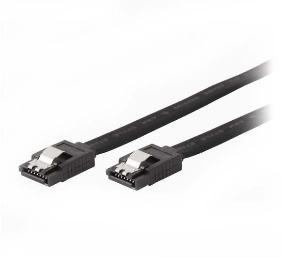 x-kom Kabel SATA III - SATA 0,5m (czarny) - 451257 - zdjęcie
